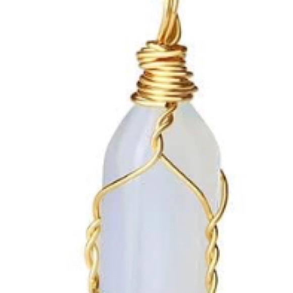 Amethyst Pendant & Opal Pendant Necklaces - Picture 6 of 6